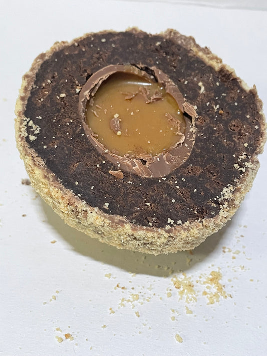 Caramel Brownie Scotch Egg