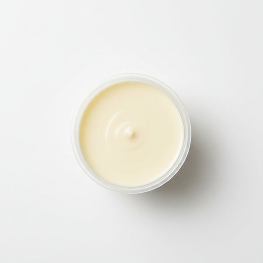 White chocolate dipping pot